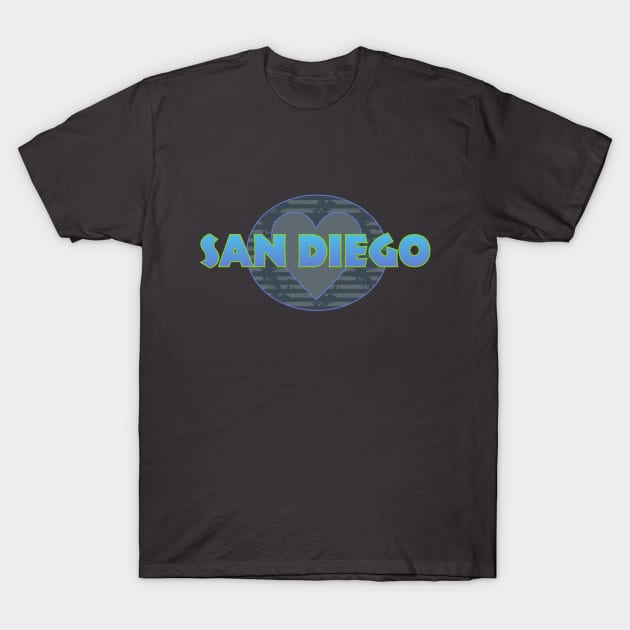 San Diego Design T-Shirt by Dale Preston Design